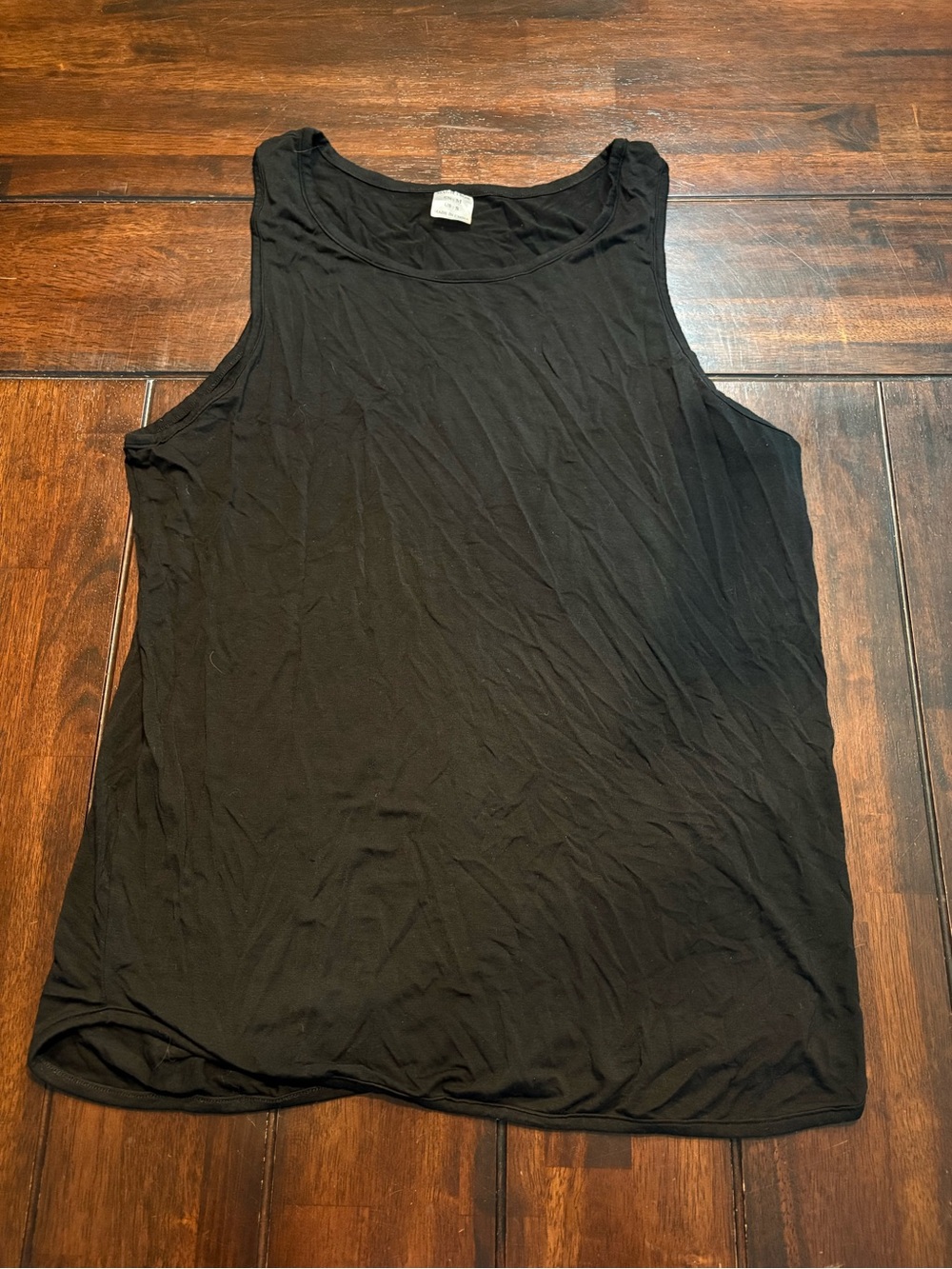 Women's Stretchy Black Sleeveless Tank Top - Classic Essential